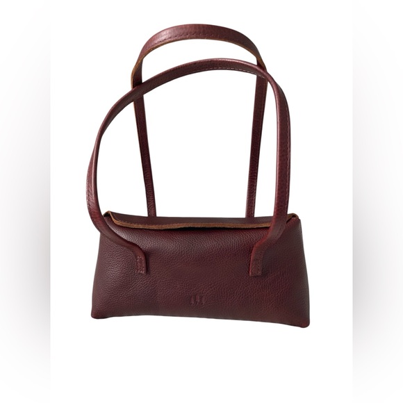 Portland Leather Goods AMELIE SHOULDER BAG Nutmeg Pebbled Leather - Picture 9 of 11